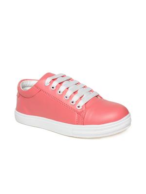 red lace-up sneakers - 15672376 - Standard Image - 2