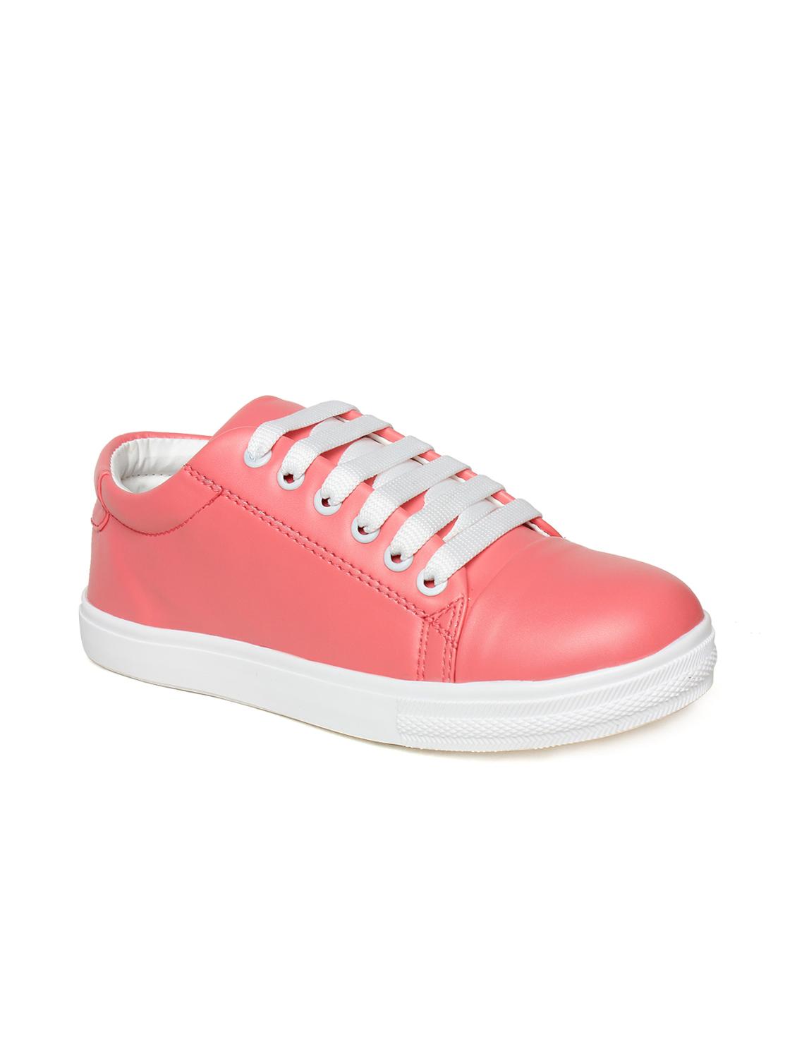 red lace-up sneakers - 15672376 - Zoom Image - 2