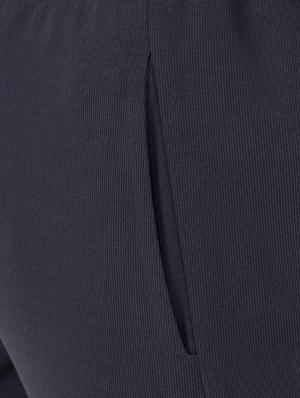grey cotton full length track pant - 15674033 - Standard Image - 5