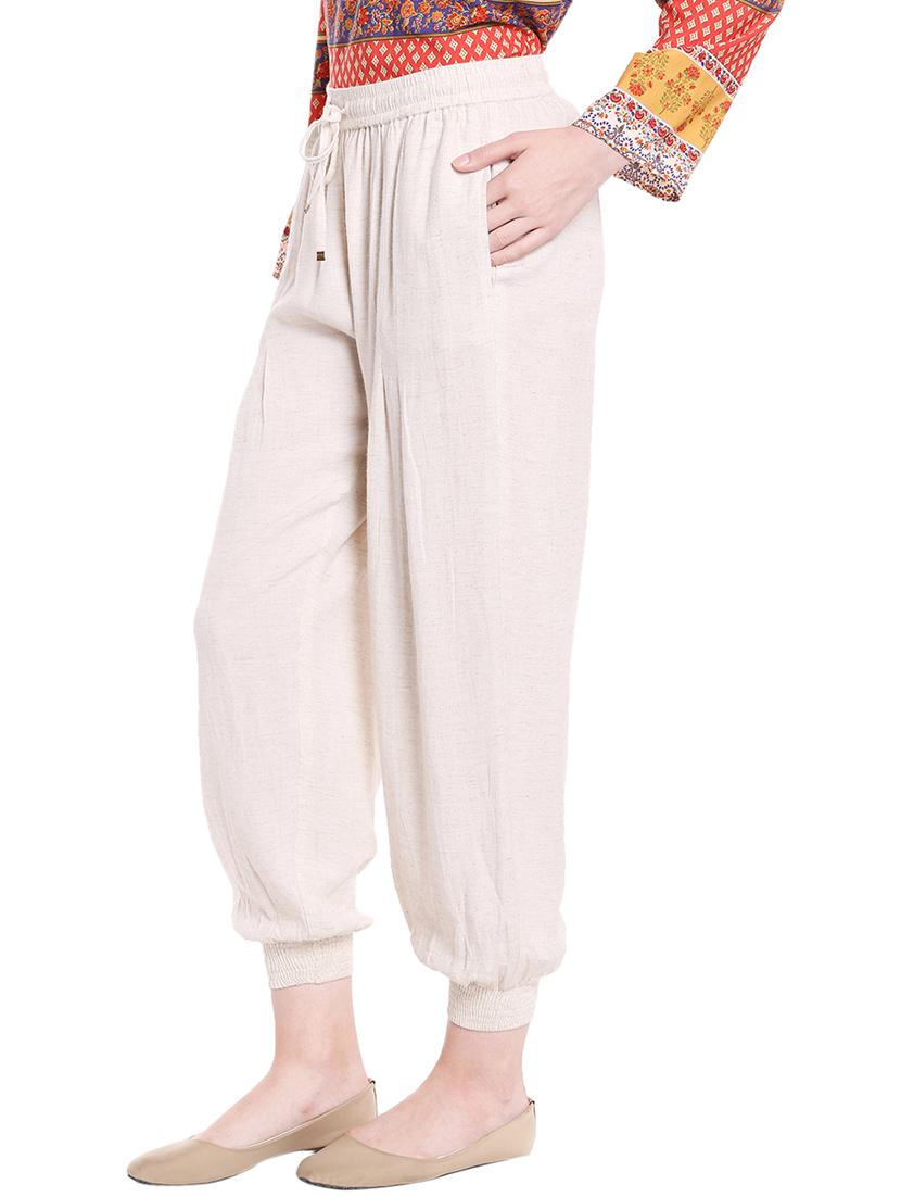 solid harem with drawstring - 15674909 - Zoom Image - 2