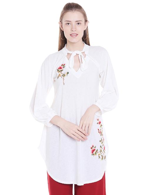 a-line embroidered kurta - 15674950 - Very Small Image - 1
