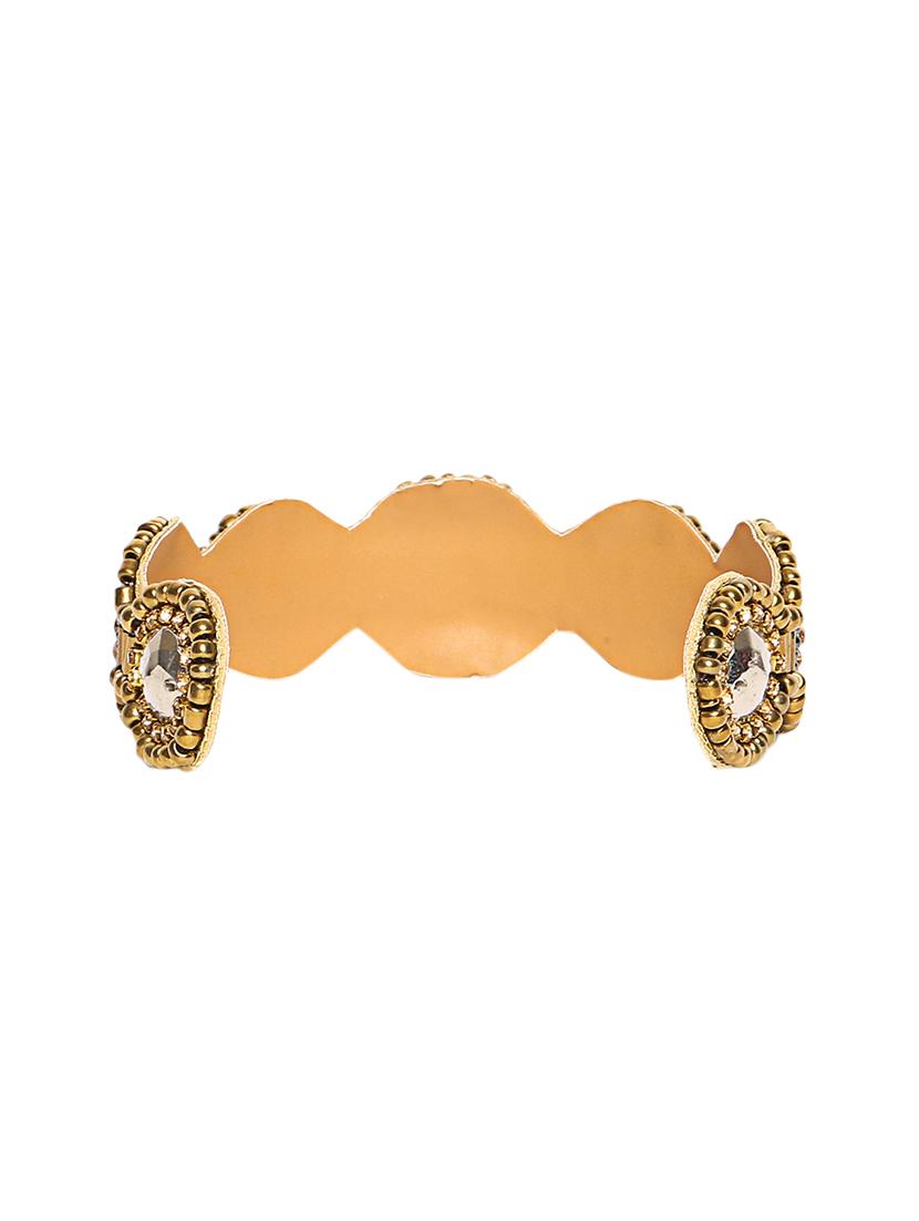 beige satin beaded bracelet - 15674961 - Zoom Image - 2