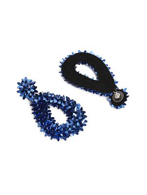 blue nylon drop earring - 15674974 - Standard Image - 2
