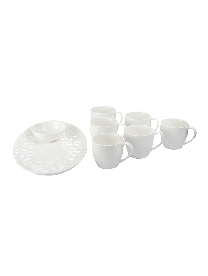 Heliotrope Mugs with Bowls set of 8pcs - 15675345 - Zoom Image - 2