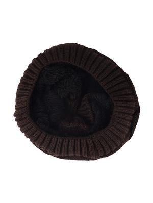 brown cotton polyester blend beanies - 15675552 - Standard Image - 2