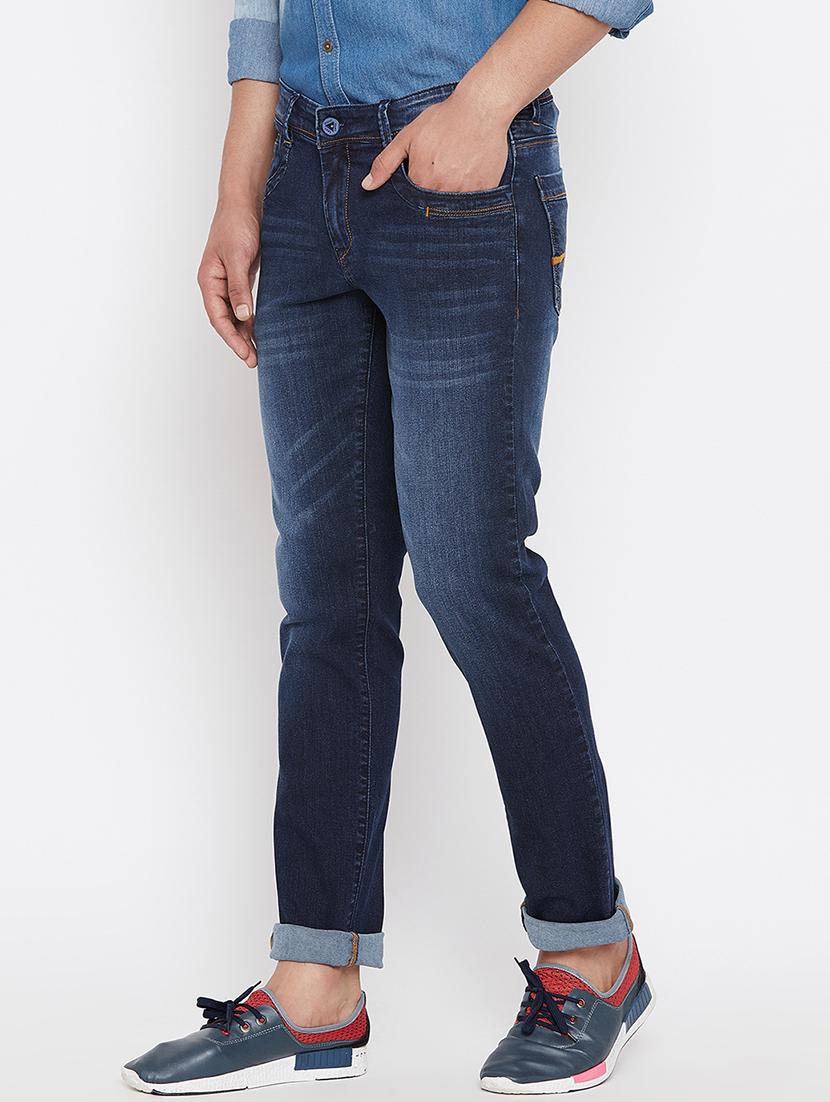 blue denim washed jeans - 15676029 - Zoom Image - 2