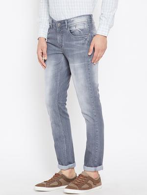 grey denim washed jeans - 15676044 - Standard Image - 2