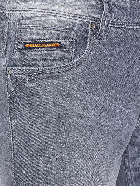 grey denim washed jeans - 15676044 - Zoom Image - 5