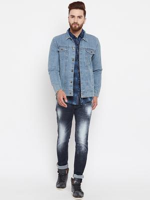 blue denim jacket - 15676062 - Standard Image - 5