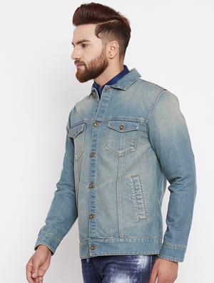 light blue denim jacket - 15676063 - Standard Image - 2