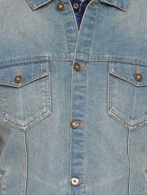 light blue denim jacket - 15676063 - Standard Image - 5