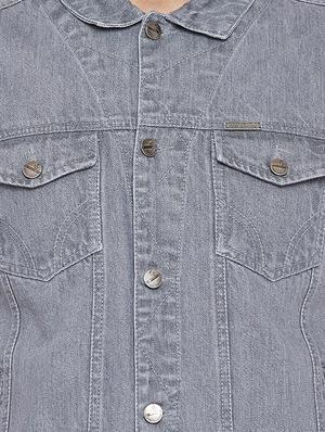 grey denim jacket - 15676065 - Standard Image - 5