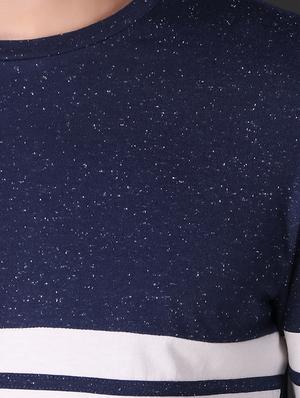 blue cotton thumb hole t-shirt - 15676141 - Standard Image - 5