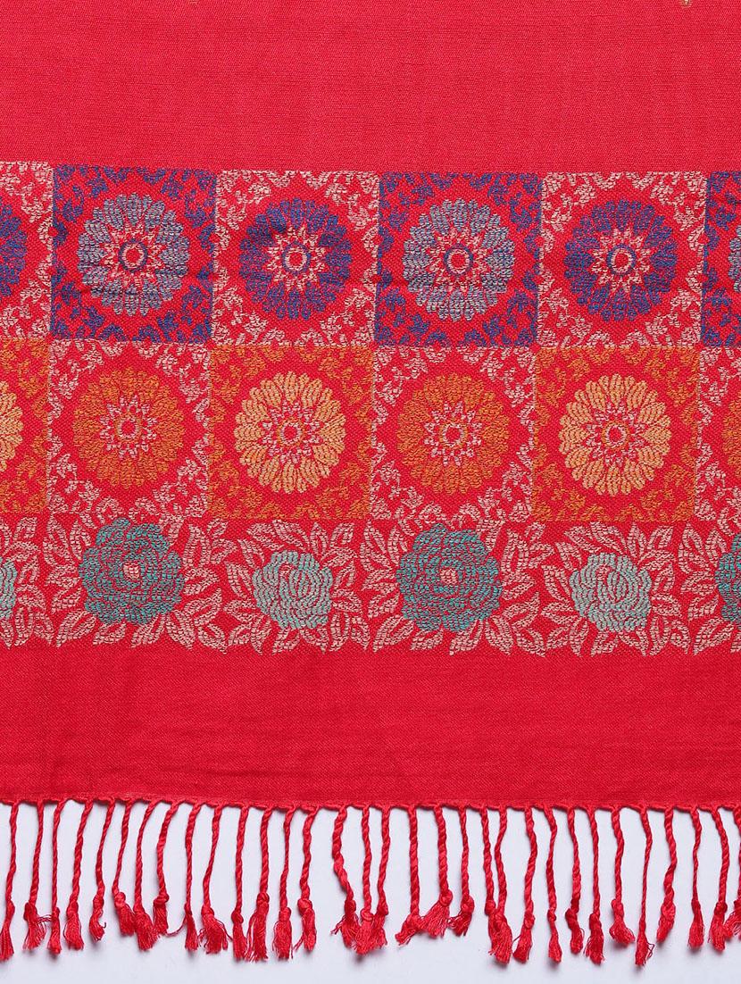 self-design woolen shawl - 15676211 - Zoom Image - 2