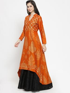 gotta work foil print kurta - 15676232 - Standard Image - 2