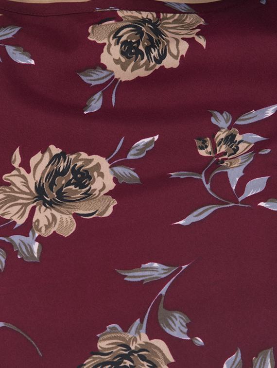 bell sleeved floral crop top - 15676538 - Zoom Image - 5