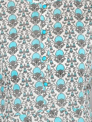 printed flared kurta - 15676579 - Standard Image - 5