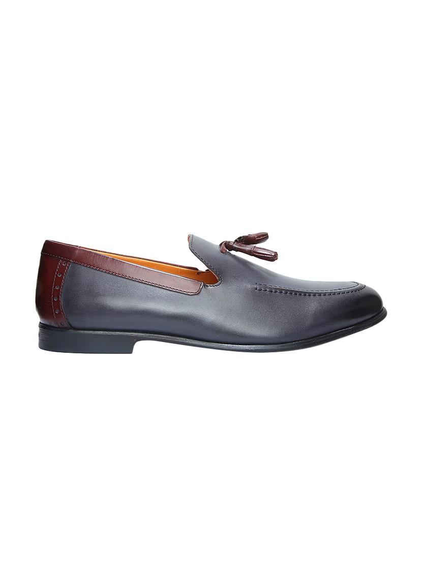 navy tassel formal slip ons - 15677672 - Zoom Image - 2
