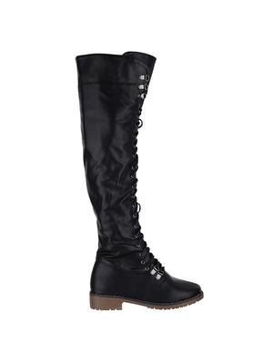 black knee length boots - 15677889 - Standard Image - 2