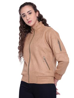 zip detail mock neck bomber jacket - 15679689 - Standard Image - 2