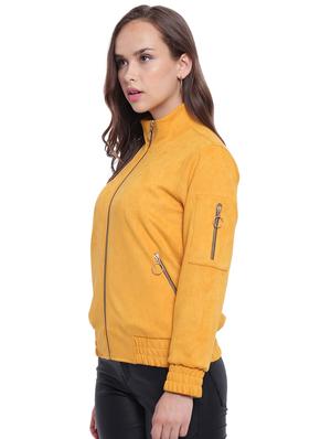 zip detail mock neck bomber jacket - 15679691 - Standard Image - 2