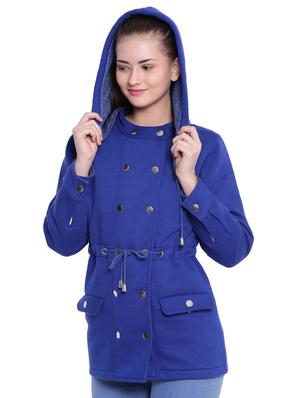 Drawstring waist hooded parka jacket - 15679709 - Standard Image - 2