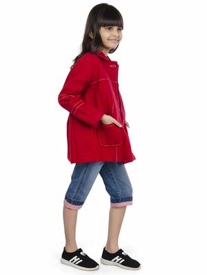 red wool trench coat - 15680793 - Standard Image - 2