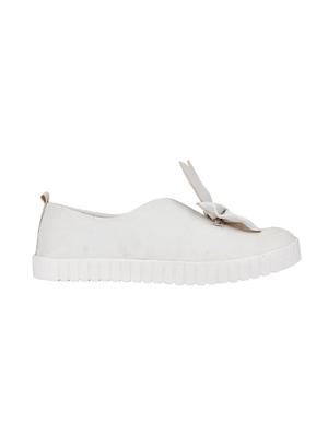 white plimsolls casual shoes - 15681780 - Standard Image - 2