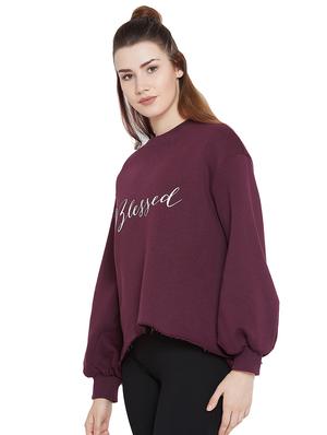 typographic print sweatshirt - 15682041 - Standard Image - 2