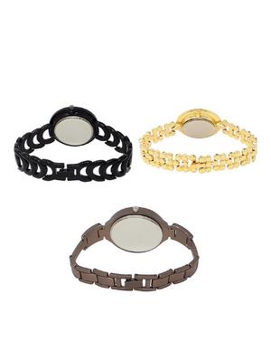 set of 3 round dial analog watch combo -(lk201-203-236) - 15682157 - Standard Image - 2