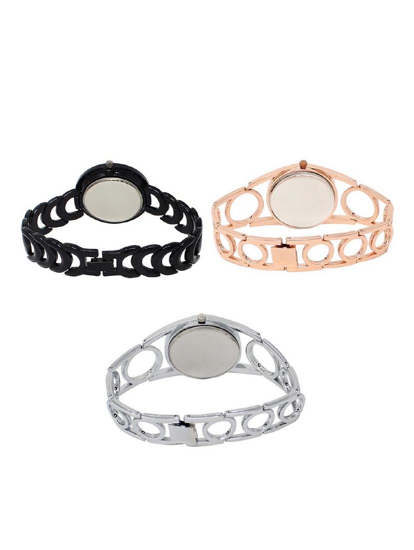 set of 3 round dial analog watch combo -(lk201-213-233) - 15682428 - Zoom Image - 2