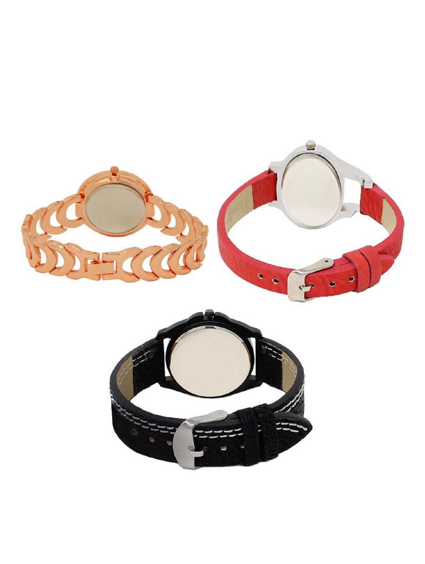 set of 3 round dial analog watch combo -(lk202-206-234) - 15682829 - Zoom Image - 2