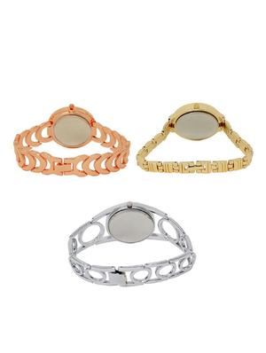 set of 3 round dial analog watch combo -(lk202-224-233) - 15683166 - Standard Image - 2