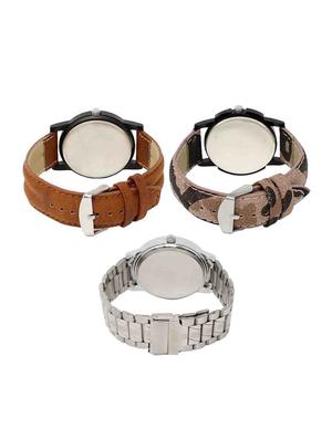 Set of 3 Round dial analog watch (LK-01-03-104) - 15683598 - Standard Image - 2