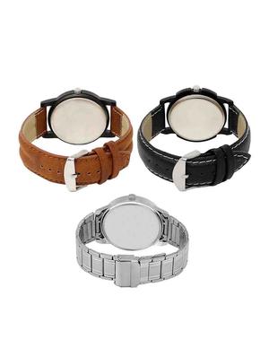 set of 3 analog watch combo -(lk-01-06-101) - 15683611 - Standard Image - 2