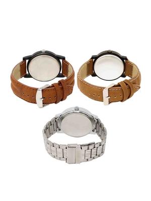 Set of 3 analog watch combo -(LK-01-18-102) - 15683679 - Standard Image - 2