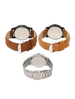 Set of 3 analog watch combo -(LK-01-20-104) - 15683694 - Standard Image - 2