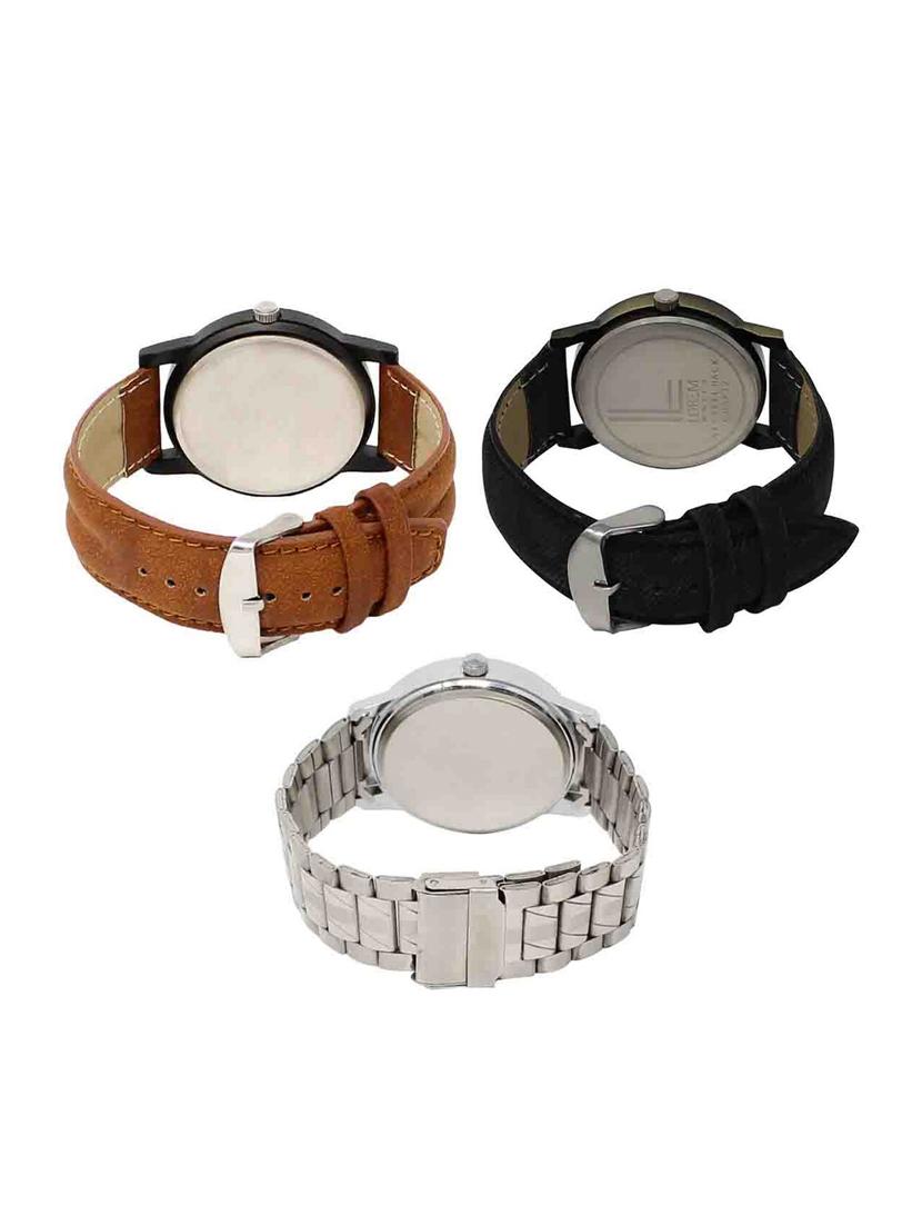 Set of 3 analog watch combo -(LK-01-27-103) - 15683733 - Zoom Image - 2