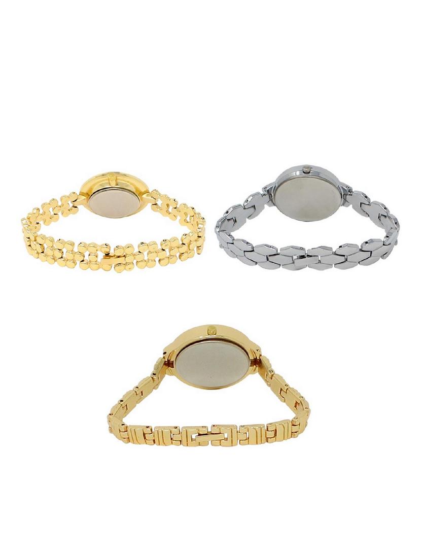 set of 3 round dial analog watch combo -(lk203-223-224) - 15683875 - Zoom Image - 2