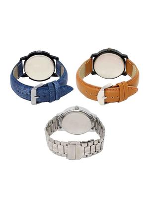 Set of 3 analog watch combo -(LK-02-20-104) - 15683918 - Standard Image - 2