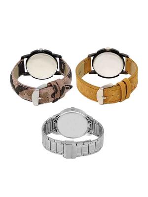 set of 3 analog watch combo -(lk-03-19-101) - 15684099 - Standard Image - 2