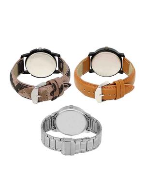 set of 3 analog watch combo -(lk-03-20-101) - 15684106 - Standard Image - 2