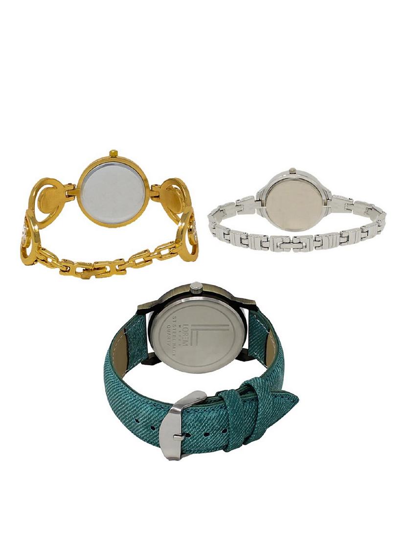 set of 3 analog watch combo -(lk204-226-229) - 15685376 - Zoom Image - 2