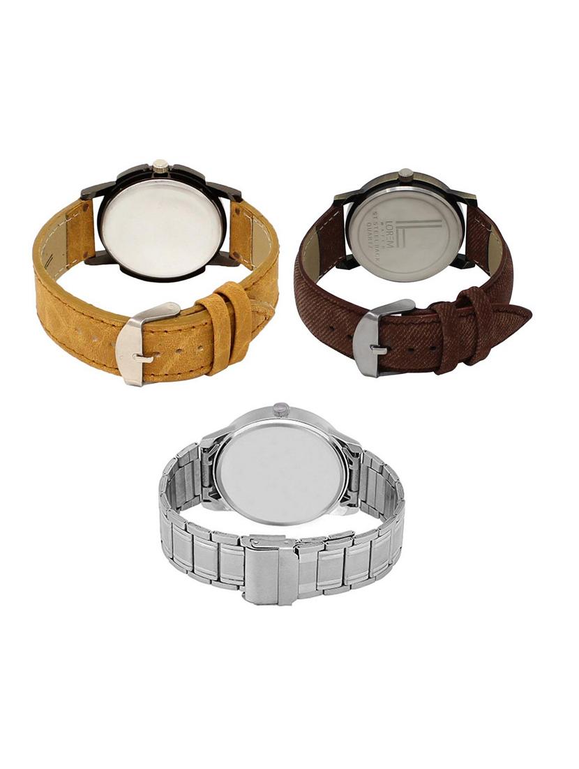 set of 3 analog watch combo -(lk-19-29-101) - 15686968 - Zoom Image - 2