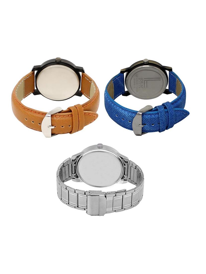 set of 3 analog watch combo -(lk-20-28-101) - 15687075 - Zoom Image - 2