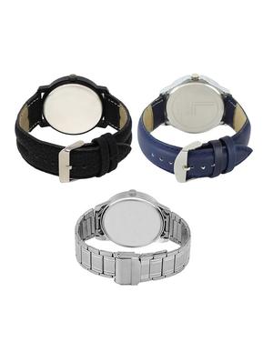 set of 3 analog watch combo -(lk-21-23-101) - 15687144 - Standard Image - 2