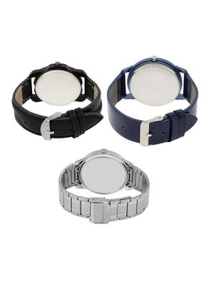 set of 3 analog watch combo -(lk-22-33-101) - 15687316 - Standard Image - 2