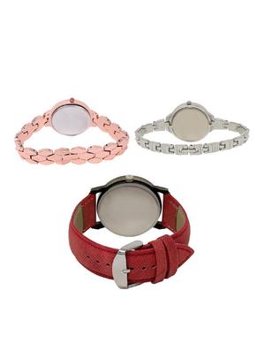 set of 3 analog watch combo -(lk215-226-230) - 15689300 - Standard Image - 2