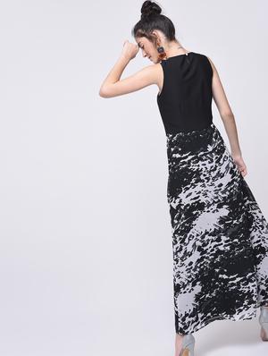 sleeveless abstract print maxi dress - 15692000 - Standard Image - 2