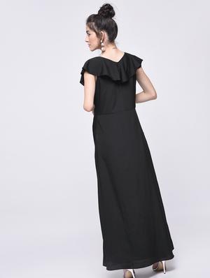 flutter sleeved maxi dress - 15692002 - Standard Image - 2